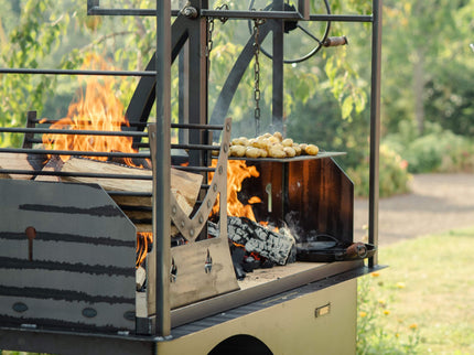 Fire Cage Single Grill and Smoker