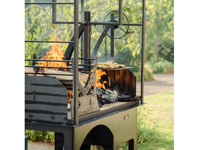 Fire Cage Single Grill and Smoker