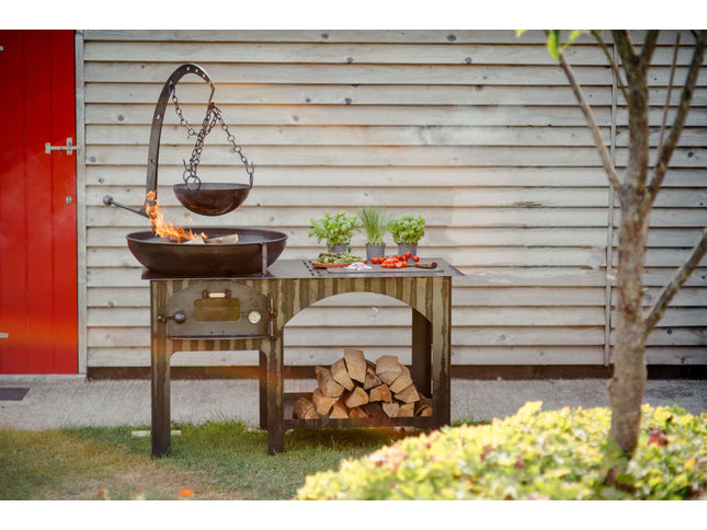 Wood Fired Outdoor Kitchen Unit