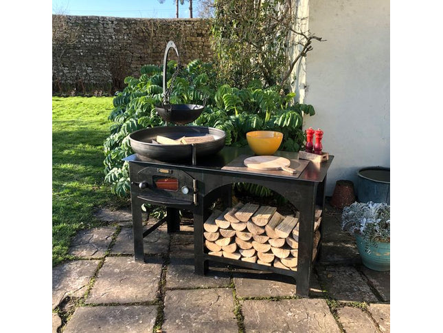 Wood Fired Outdoor Kitchen Unit